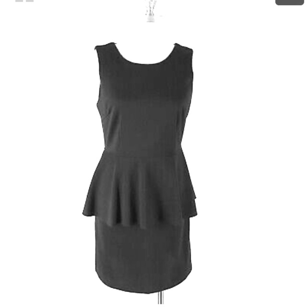 Peplum mini dress